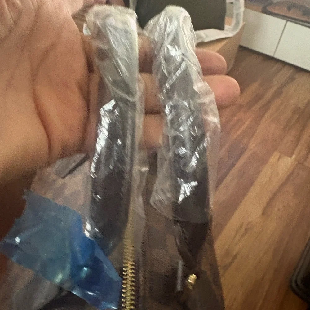 Checkered Brown Tote Bag - Picture 10 of 17